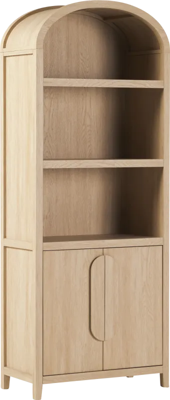 Annbick III Oak Bookcase