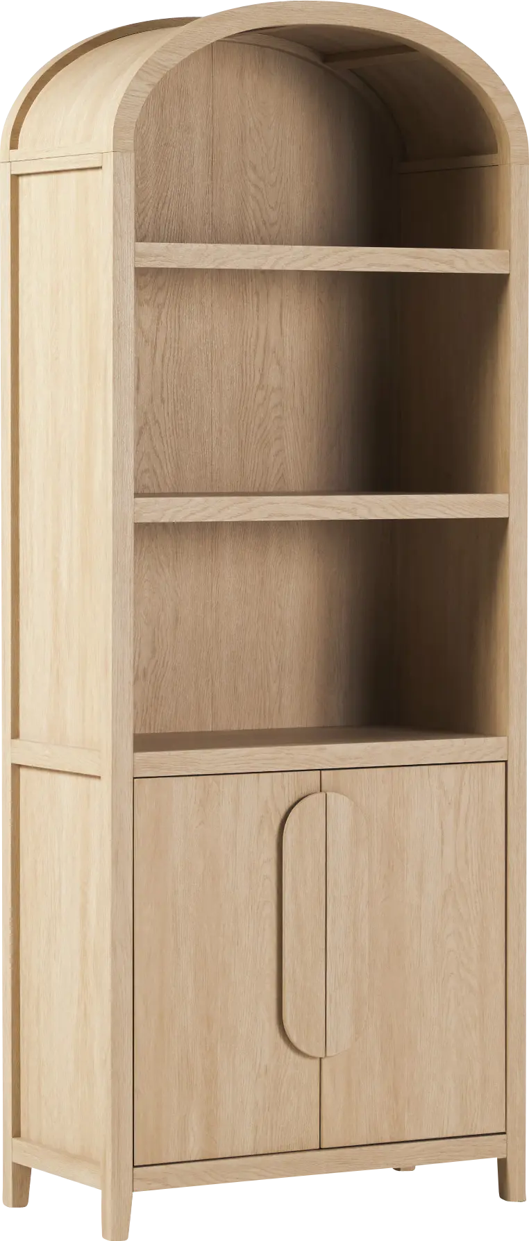 Annbick III Oak Bookcase