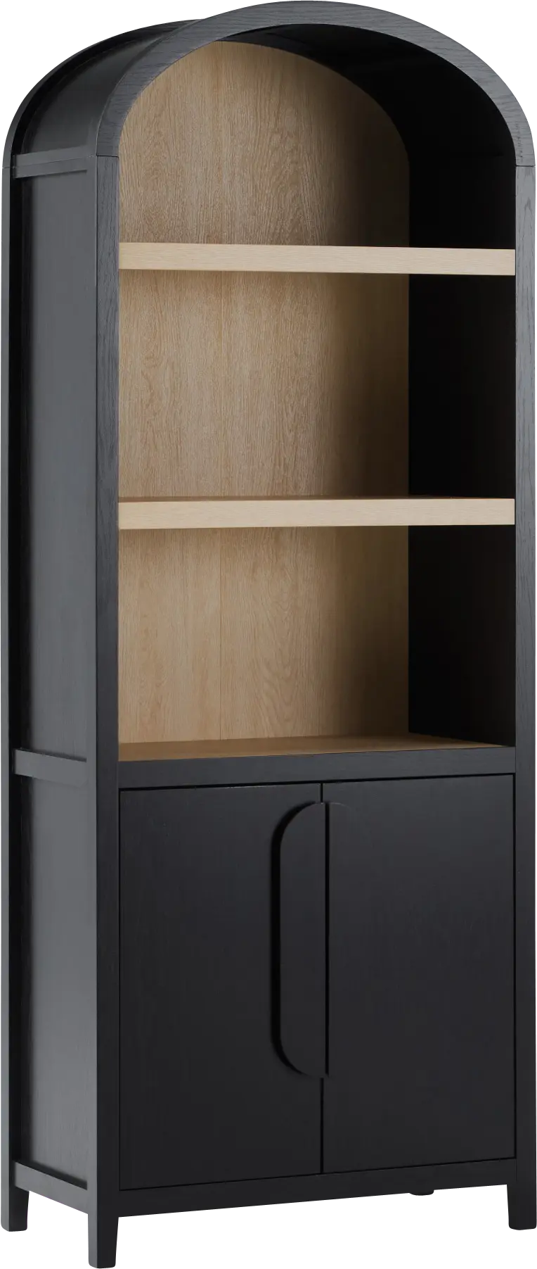 Annbick III Black Bookcase