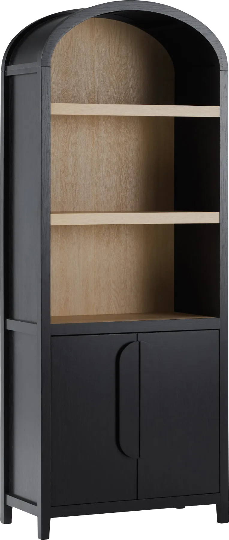 Annbick III Black Bookcase - Image 1