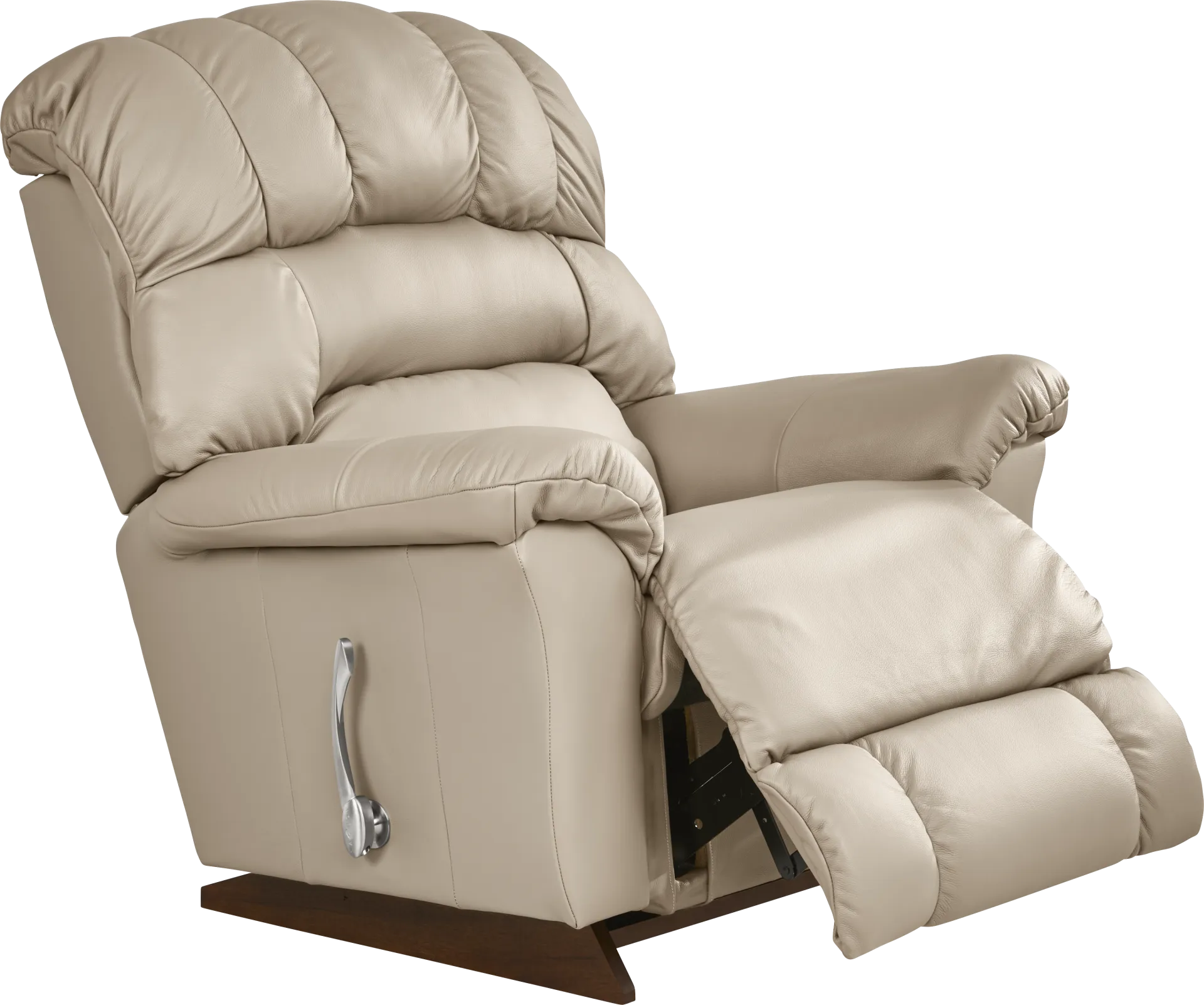 The Shaq Stone Leather Rocker Recliner - Image 1