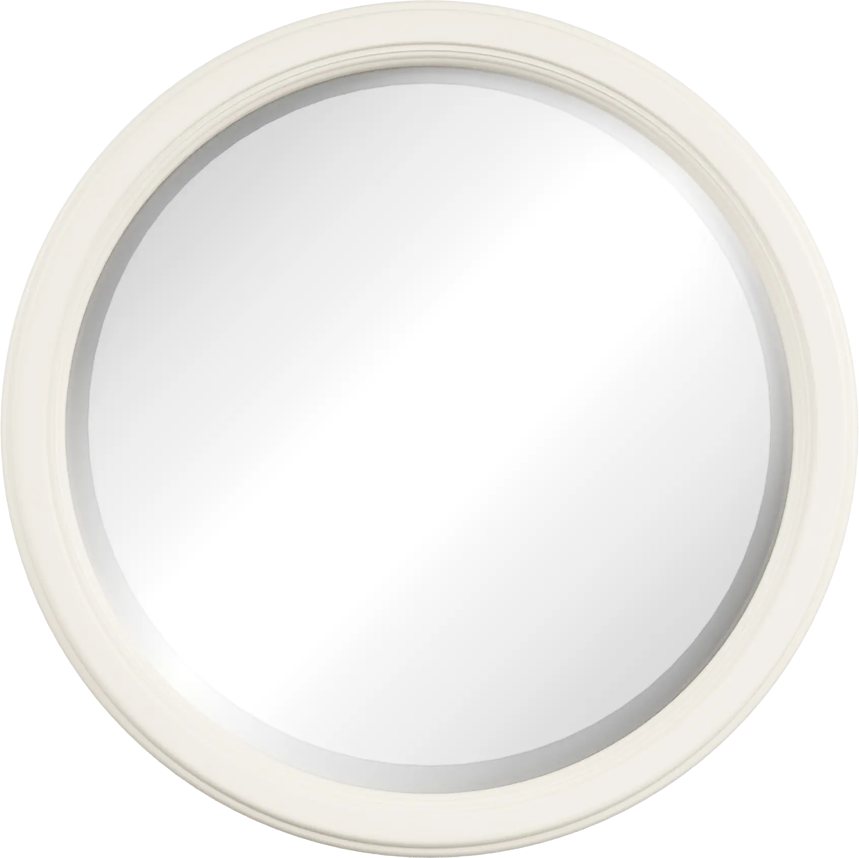 Kids Oberon Cream Round Mirror