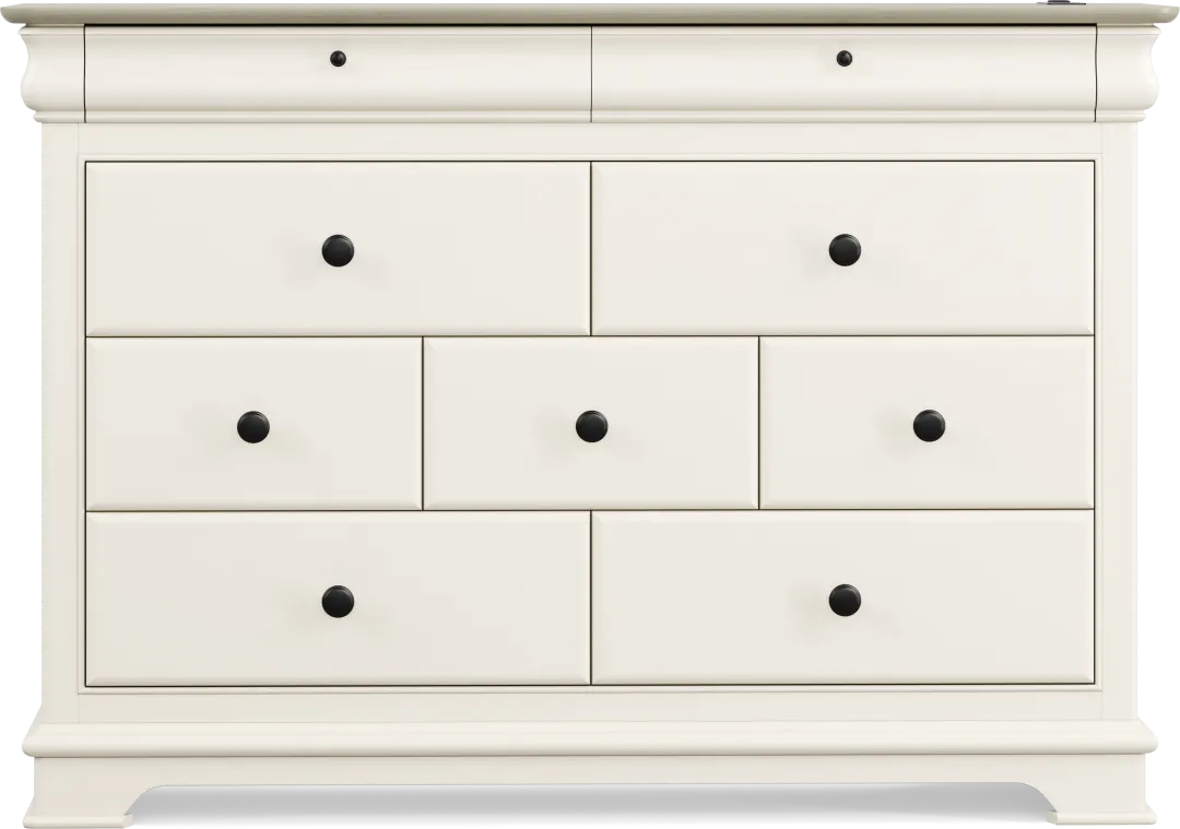 Kids Oberon Cream Dresser