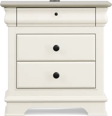 Kids Oberon Cream Nightstand