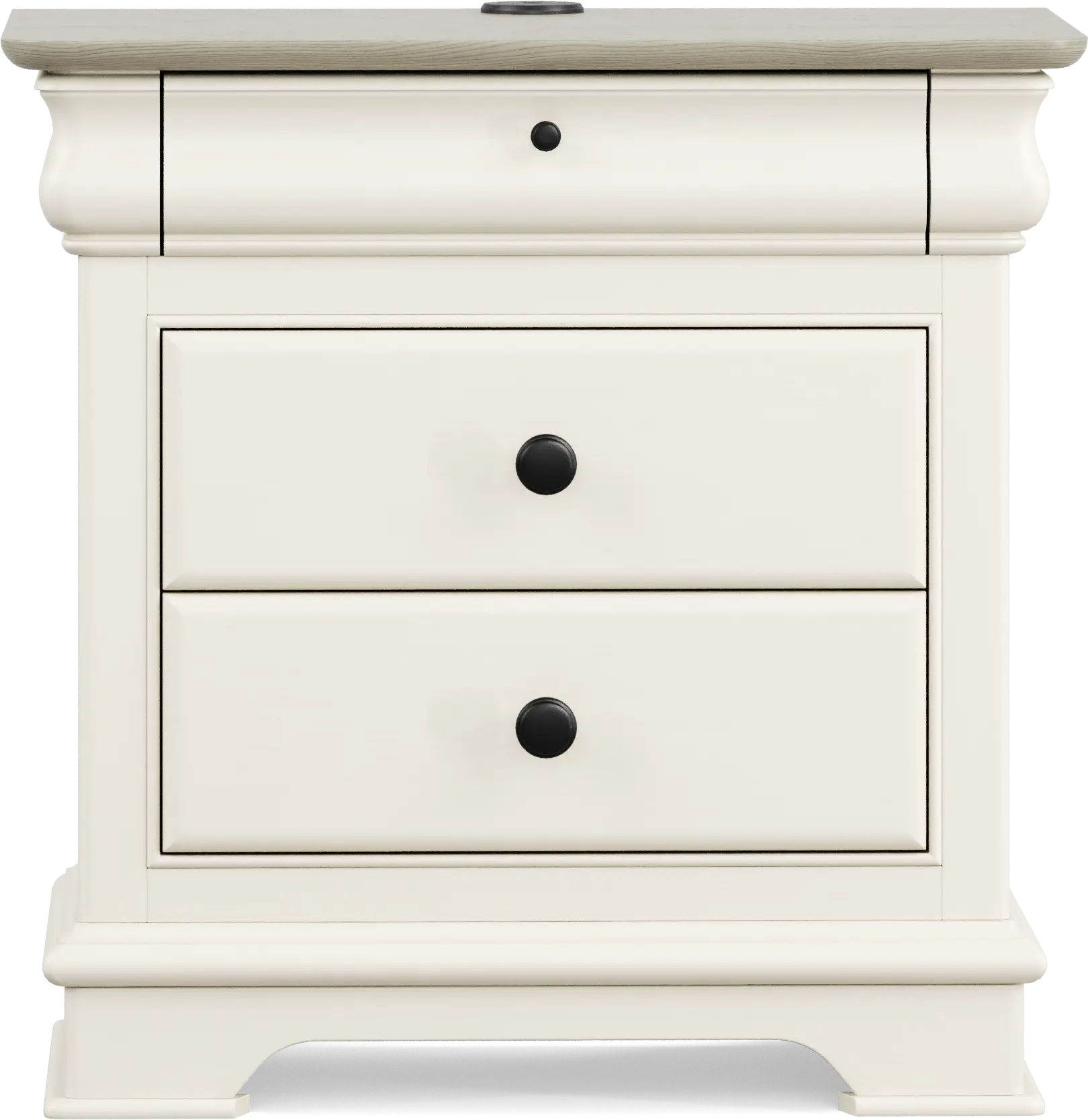 Kids Oberon Cream Nightstand