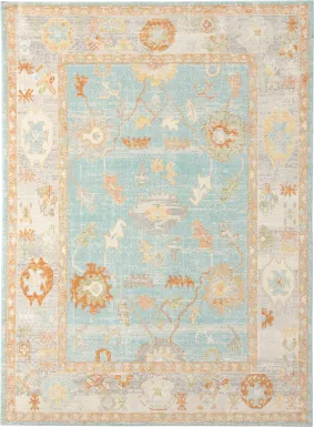 Olgia Blue 7'9 x 9'9 Rug