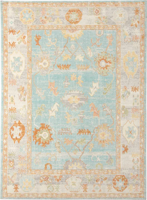 Olgia Blue 7'9 x 9'9 Rug