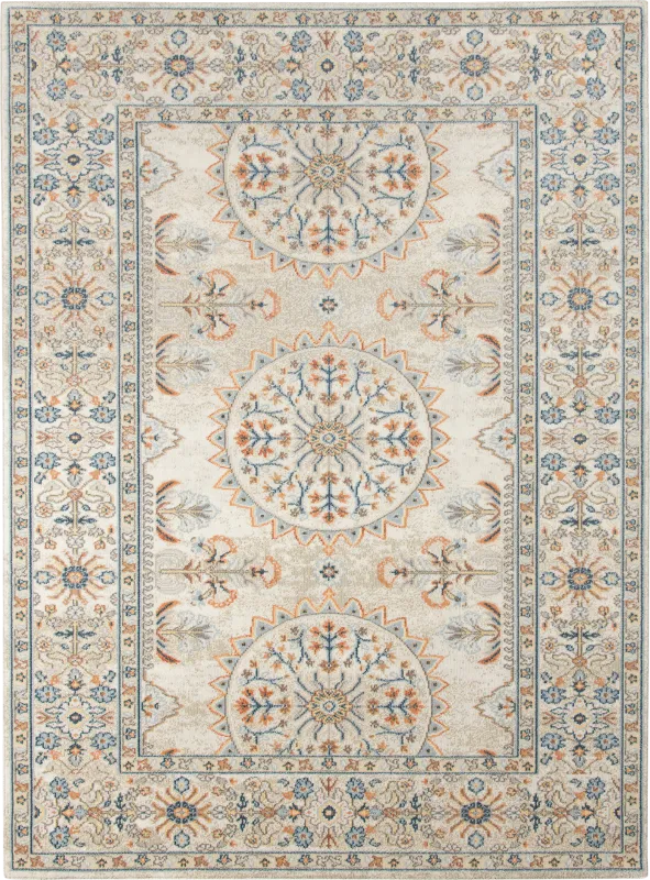 Dirinella Beige 5'1 x 7'6 Rug