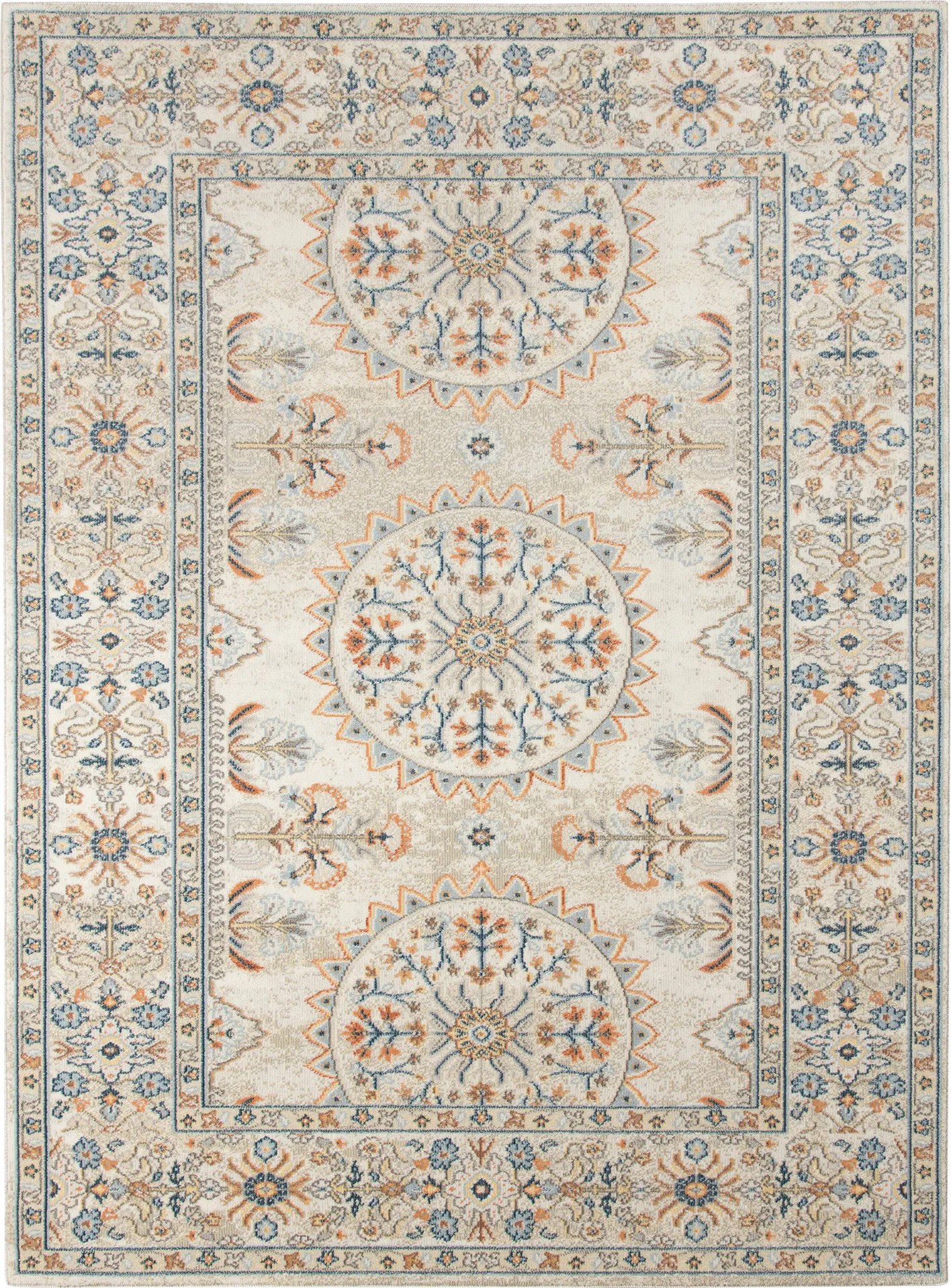 Dirinella Beige 7'9 x 9'9 Rug - Image 1