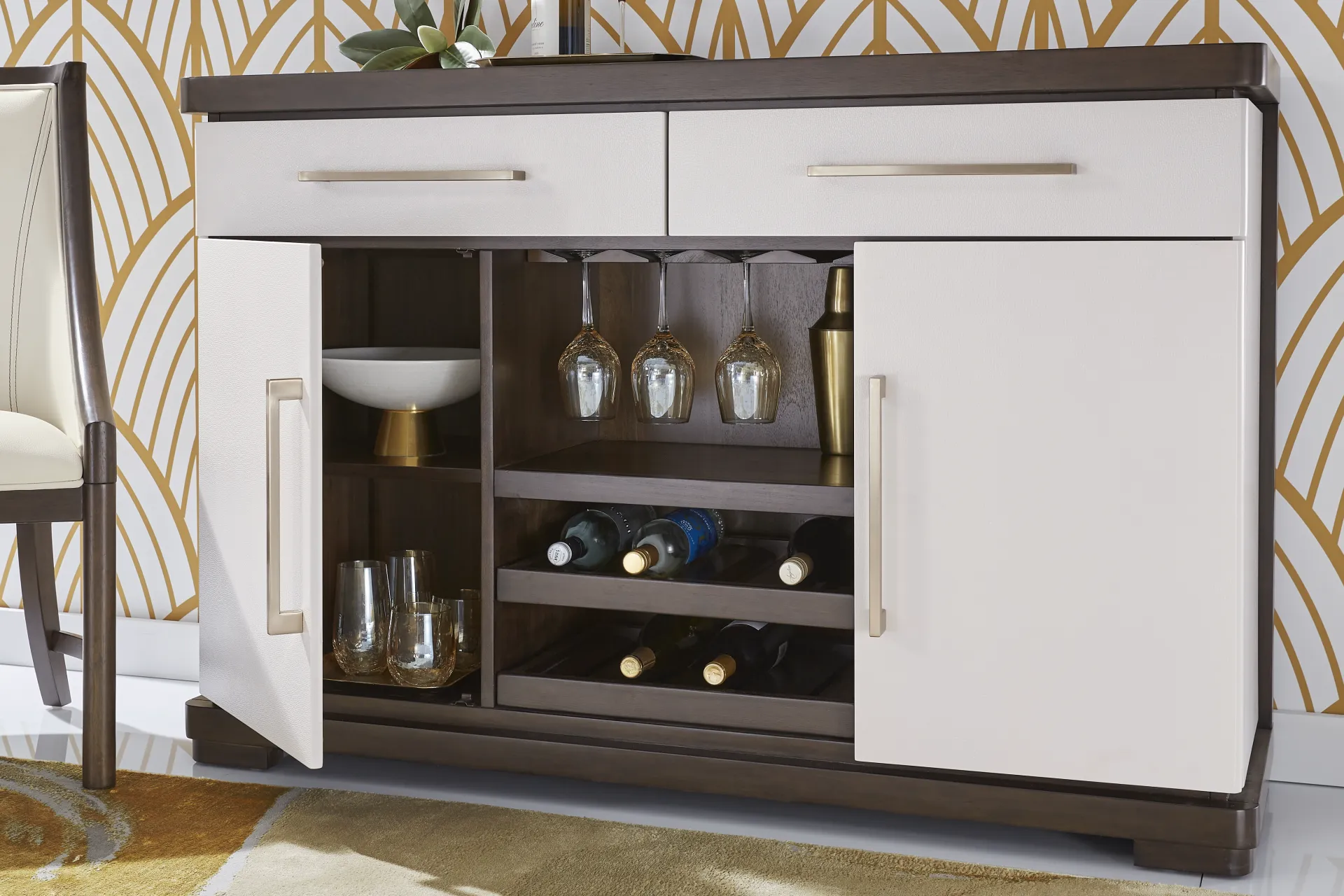 Elko Falls White Server - Image 4