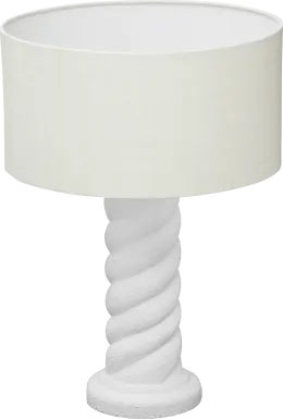 Inlet Hills White Lamp