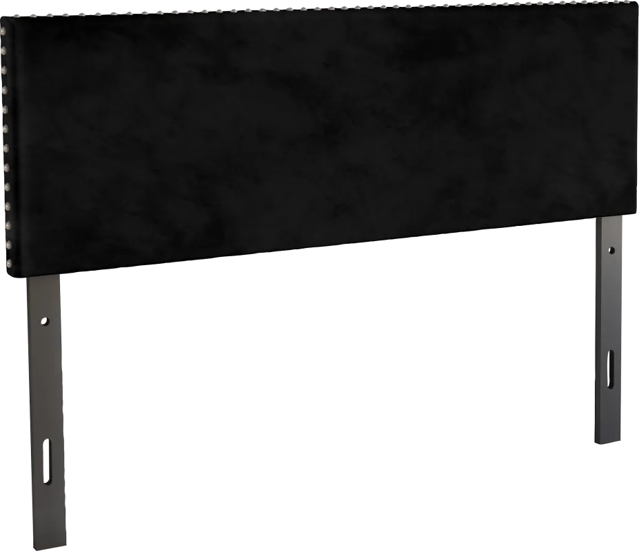 Romtaraes Black Full Headboard