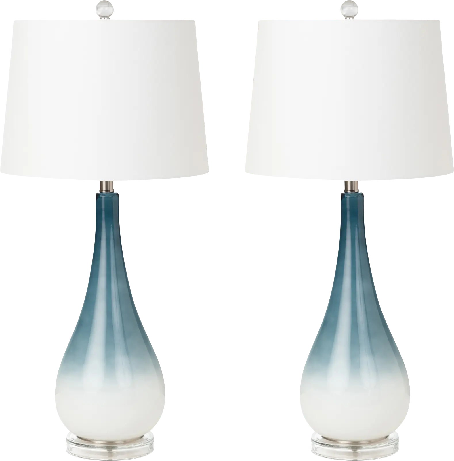 Lynhurst Home Blue Lamp, Set of 2