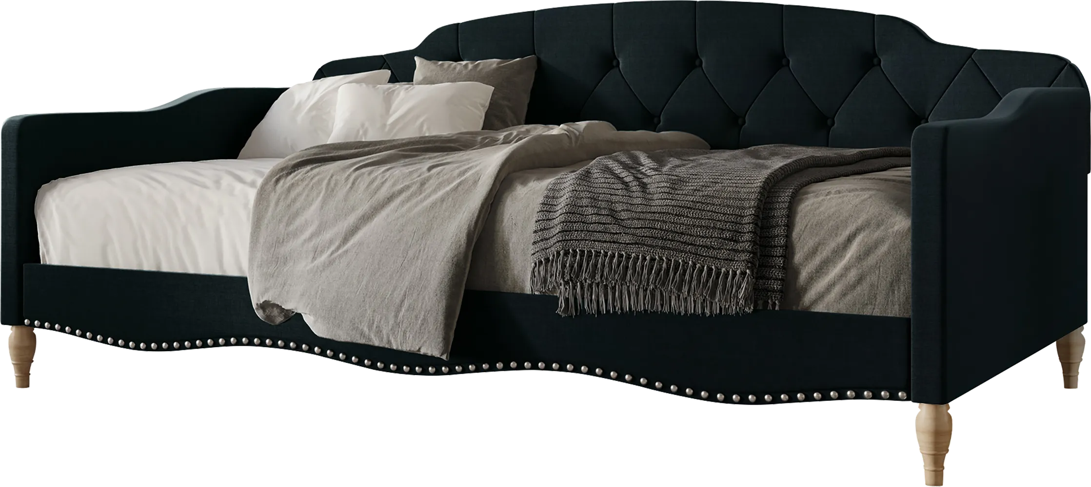 Iroby Charcoal Twin Daybed - Thumbnail - Image 1