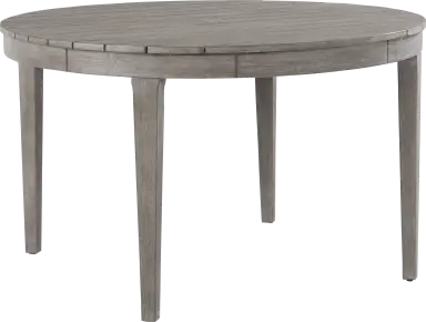 round wood dining table
