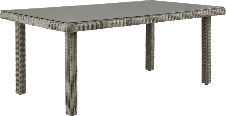 Forest Hills Gray Outdoor Dining Table