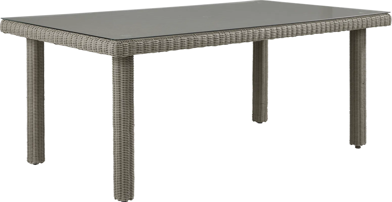 Forest Hills Gray Outdoor Dining Table