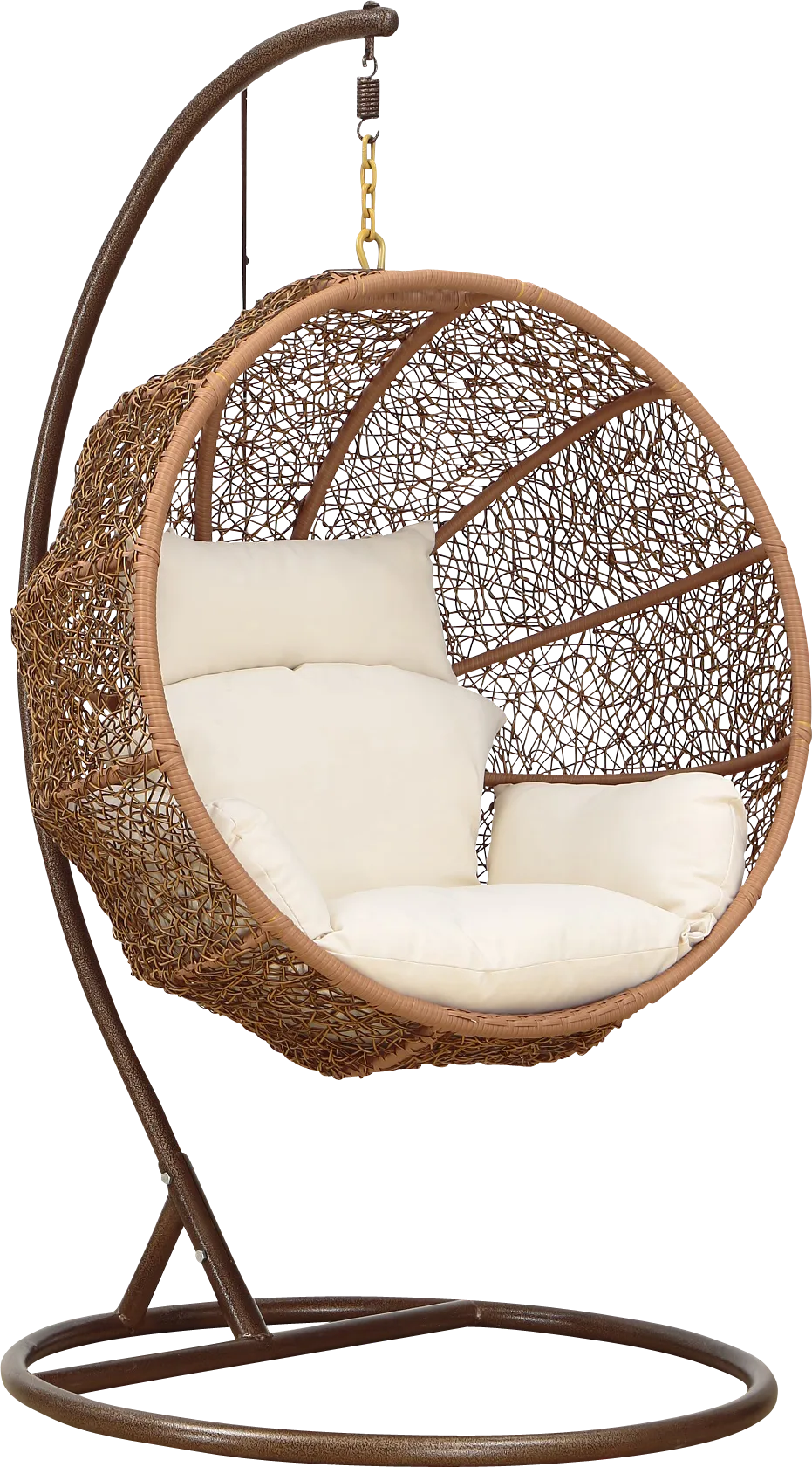 Outdoor Seahorn Cream Hanging Chair - Image 1