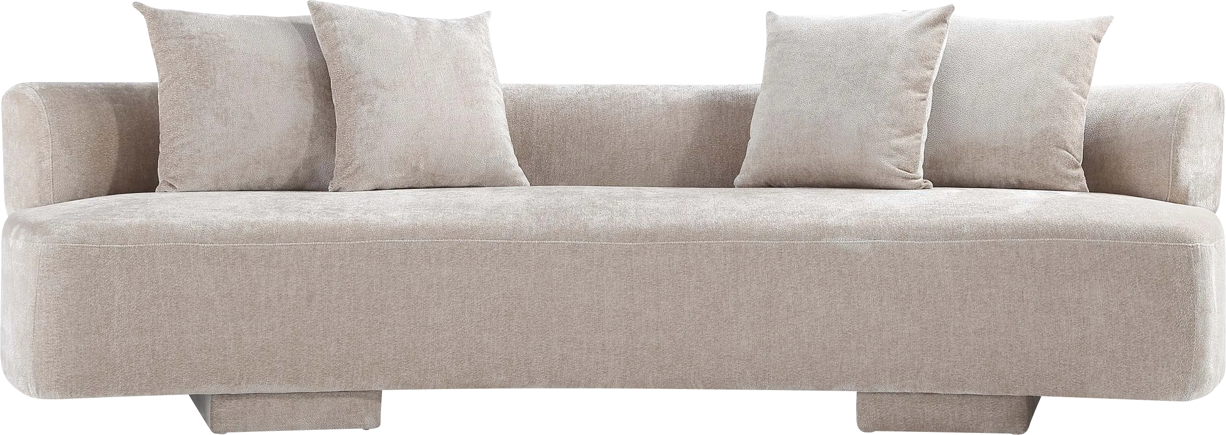 Mipolomol Beige Sofa - Thumbnail - Image 1