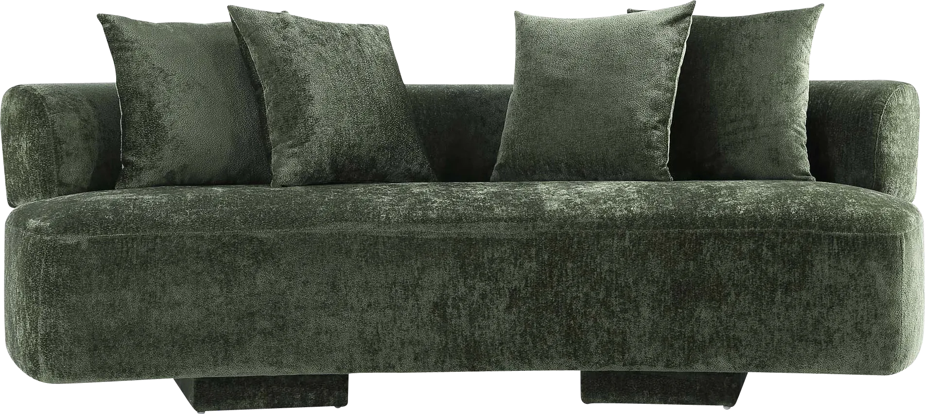 Mipolomol Green Loveseat - Image 1