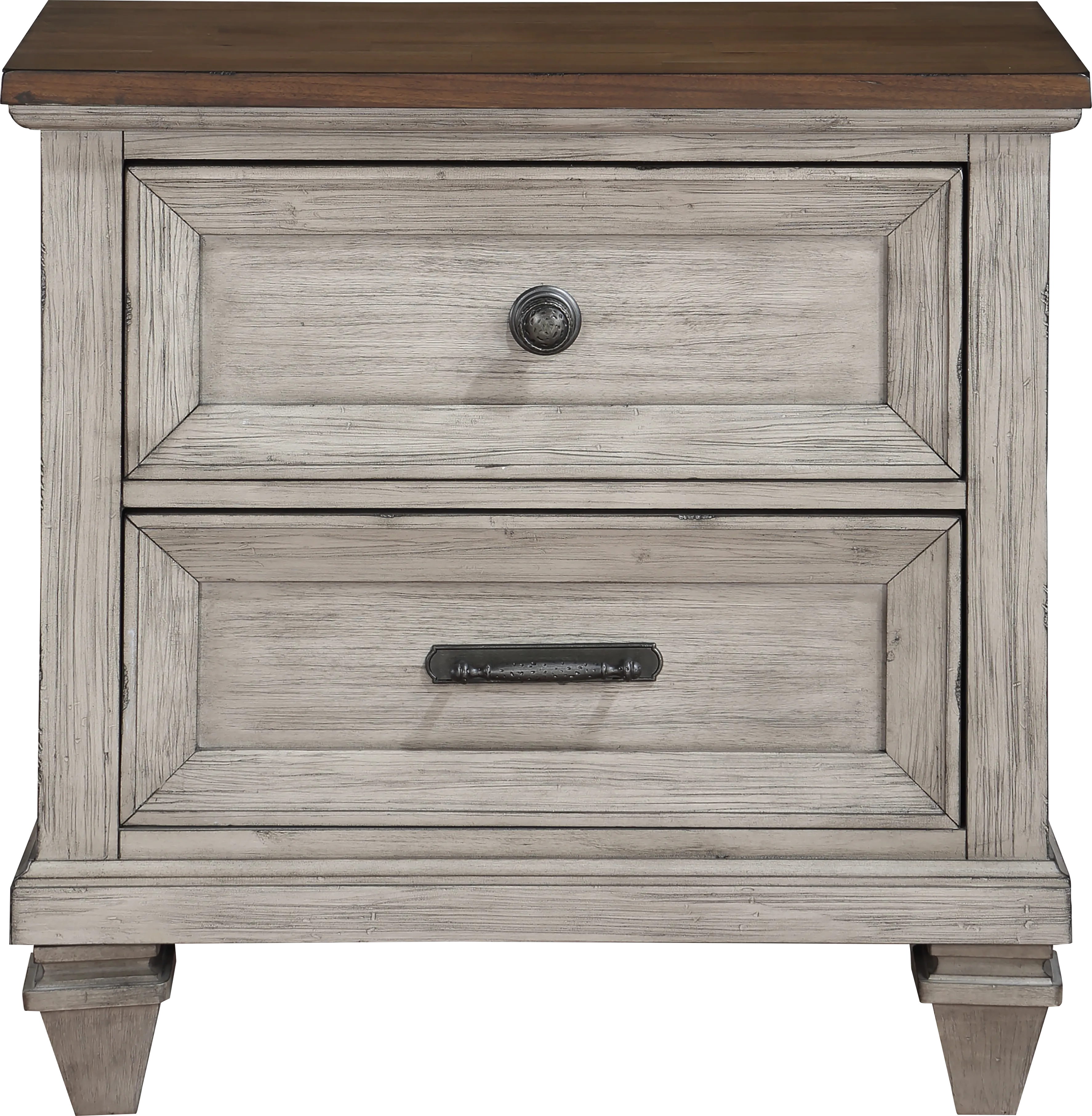 Bridgewood Cream 5 Pc King Panel Bedroom - Thumbnail - Image 8