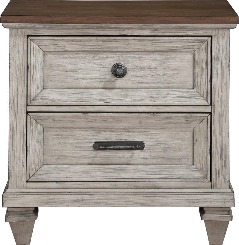 Bridgewood Cream Nightstand