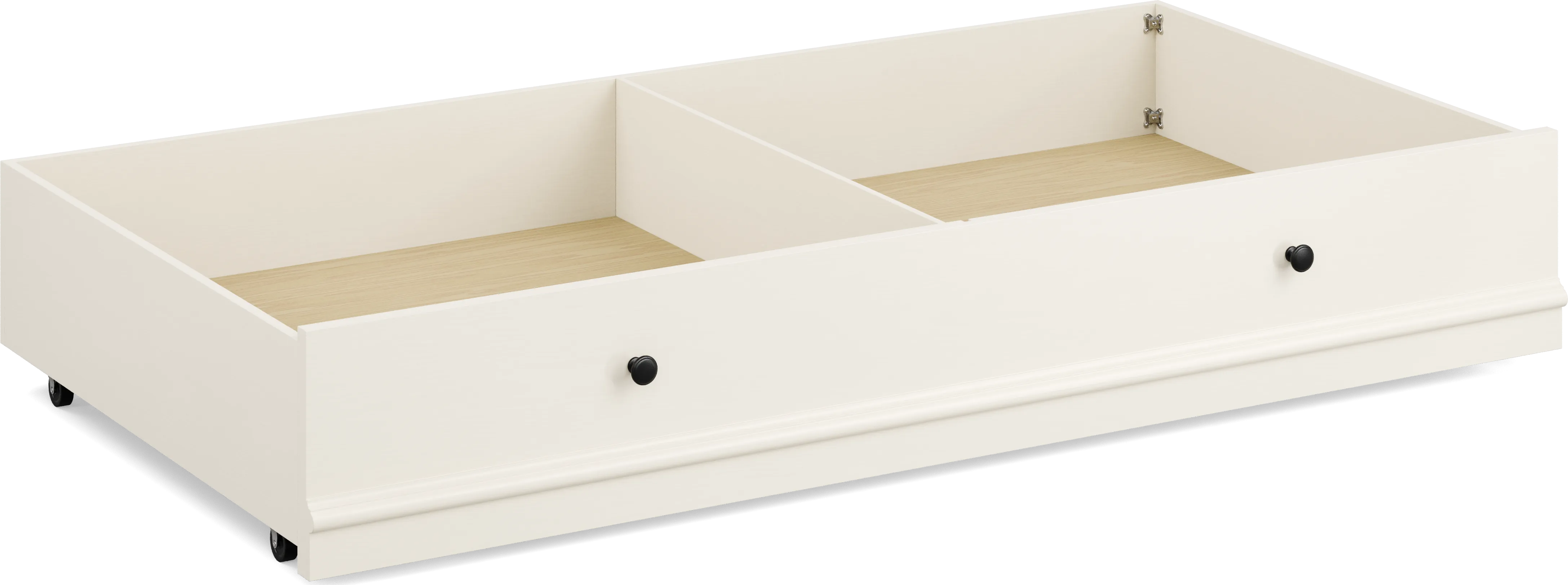 Kids Oberon Cream Twin Storage Trundle - Thumbnail - Image 1