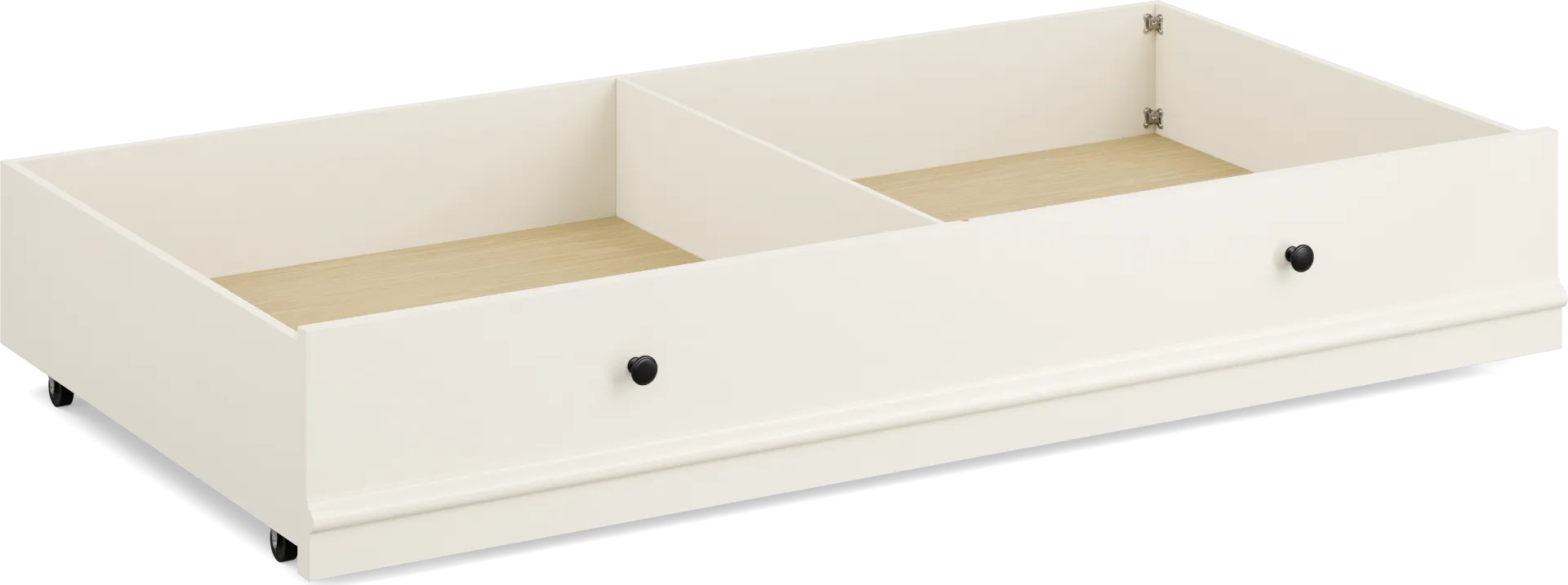 Kids Oberon Cream Twin Storage Trundle