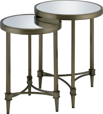 Lagremas Gold Nesting Table, Set of 2