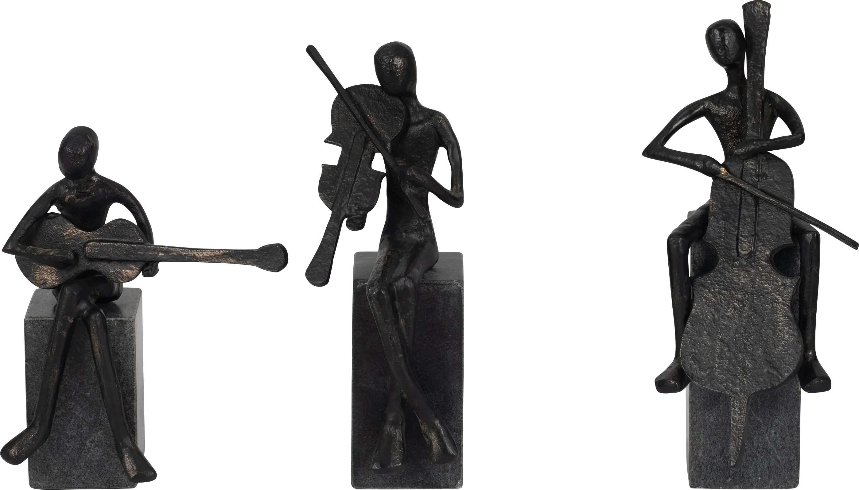 Baltusrol Black Sculpture, Set of 3 - Thumbnail - Image 1