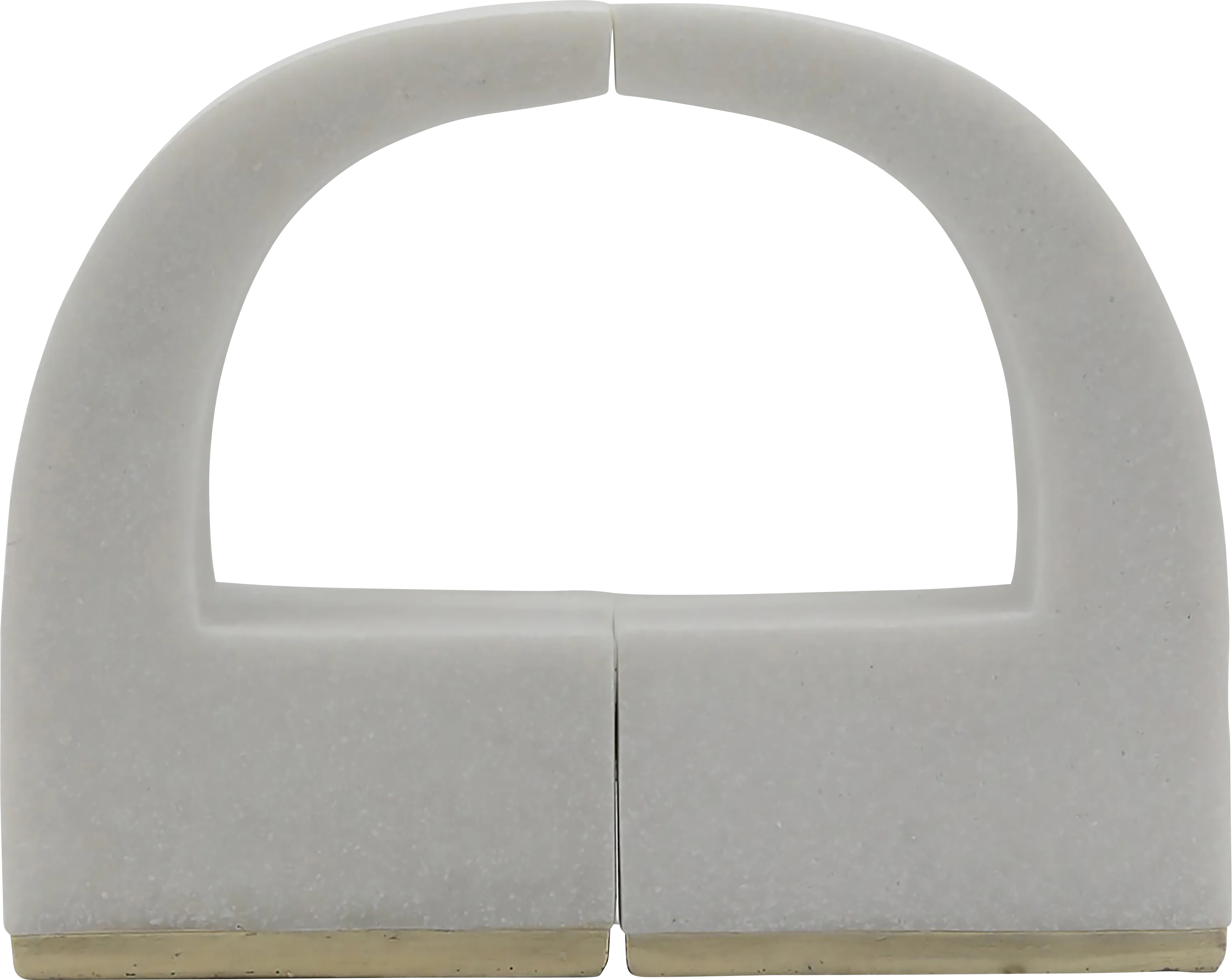 Marguerita White Bookend, Set of 2