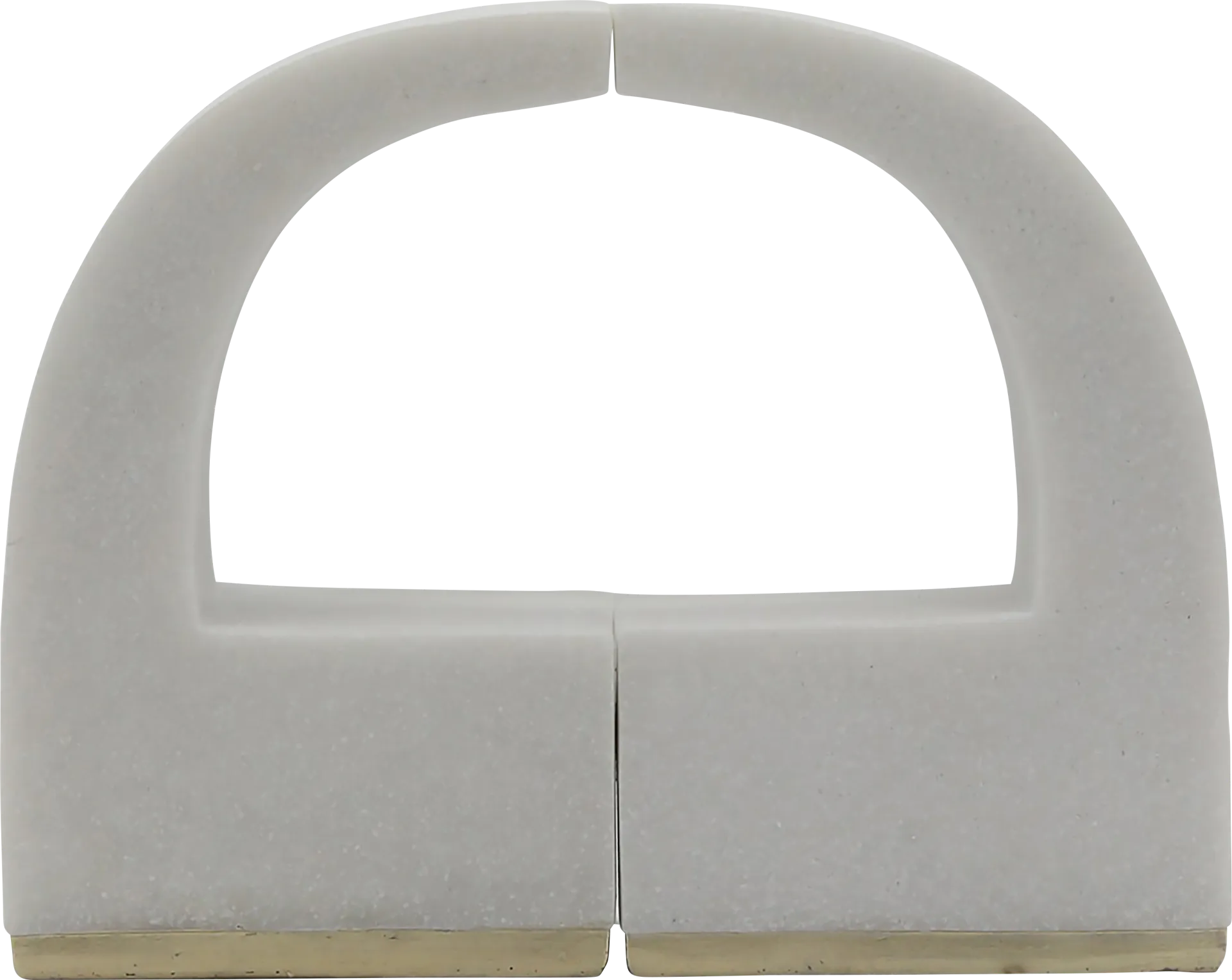 Marguerita White Bookend, Set of 2 - Image 1