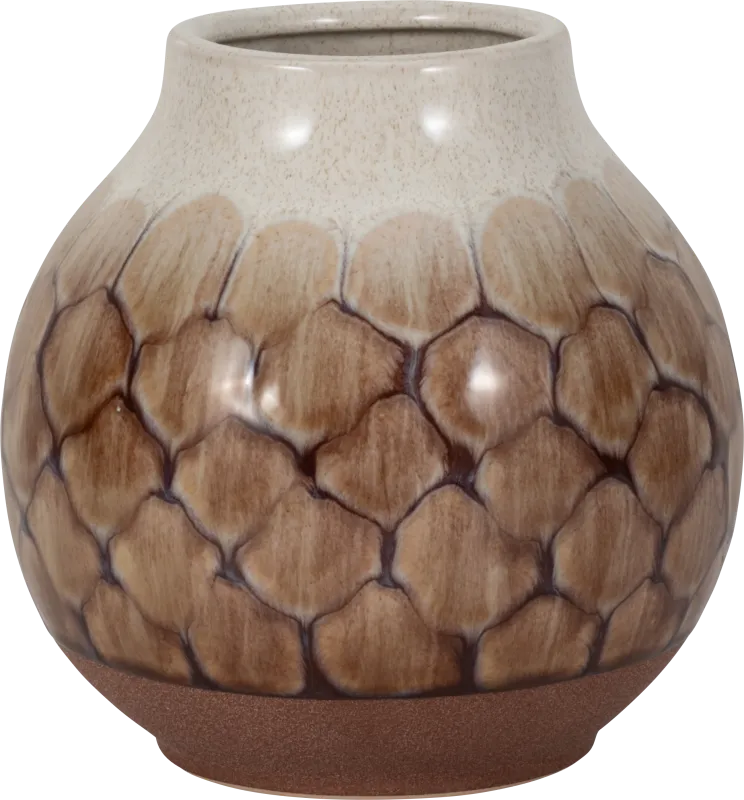 Interapid Brown 8 in. Vase