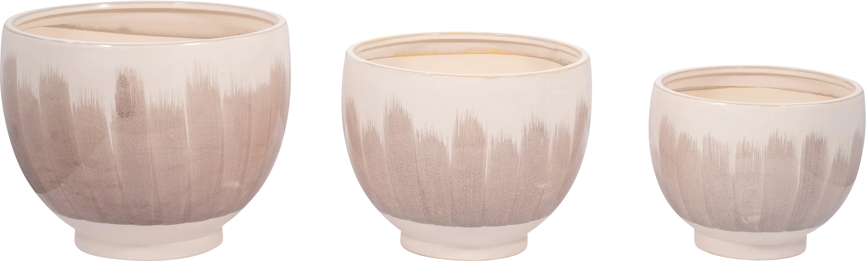 Lucinnda White Planter, Set of 3 - Thumbnail - Image 1