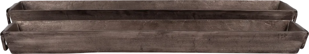 Mcdivitt Silver Tray, Set of 2