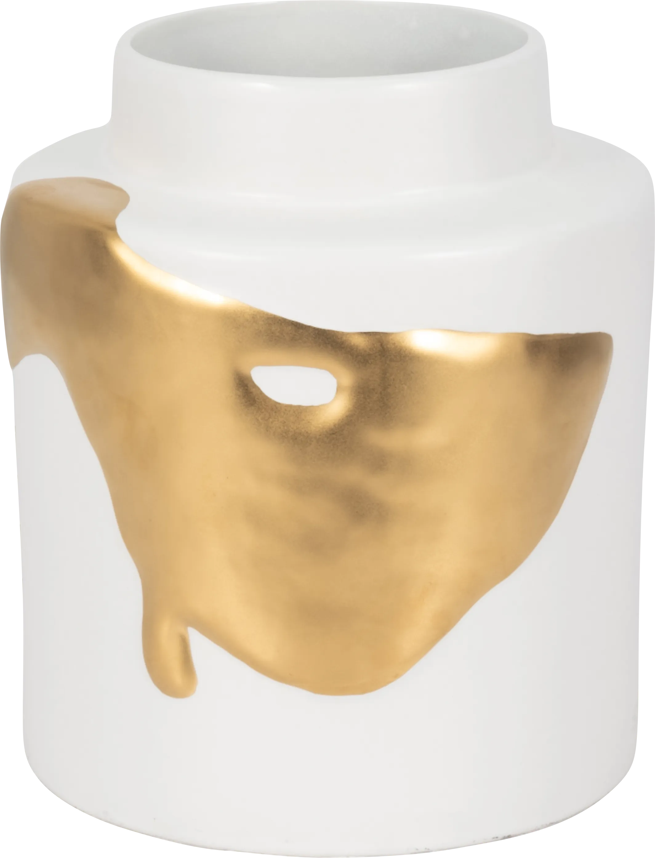 Portolaa White 10 in. Vase - Thumbnail - Image 1