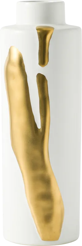 Portolaa White 16 in. Vase