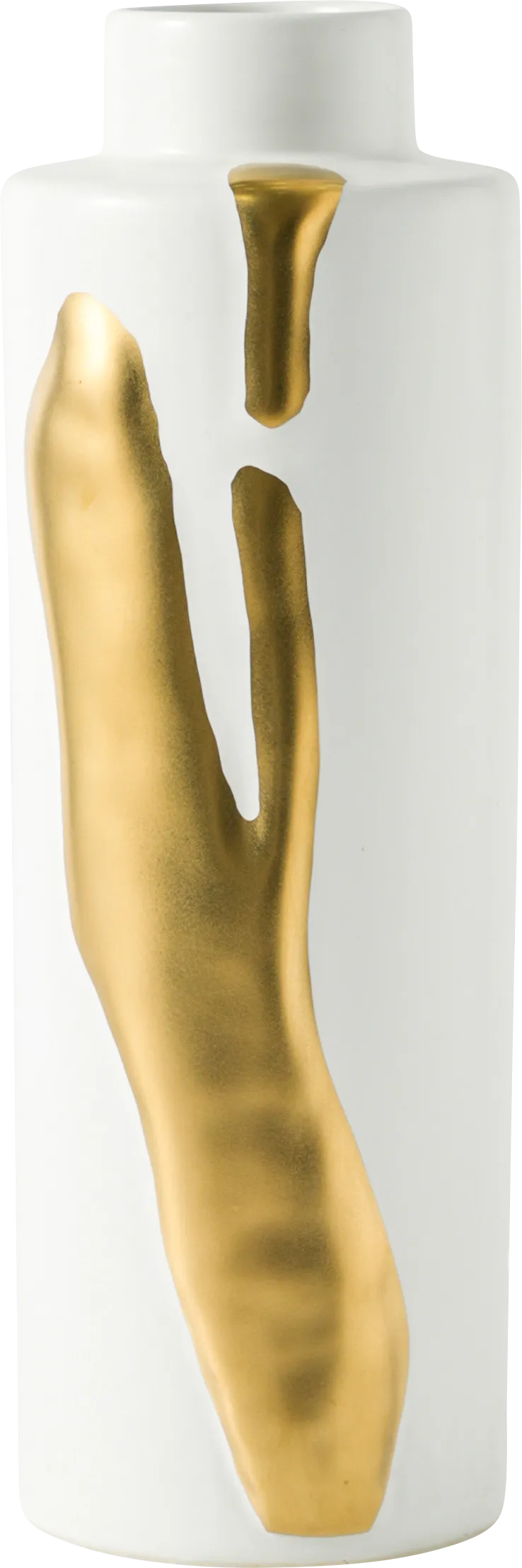 Portolaa White 16 in. Vase - Image 1