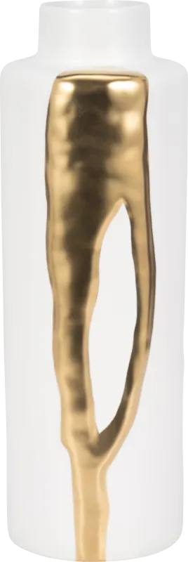 Portolaa White 21 in. Vase