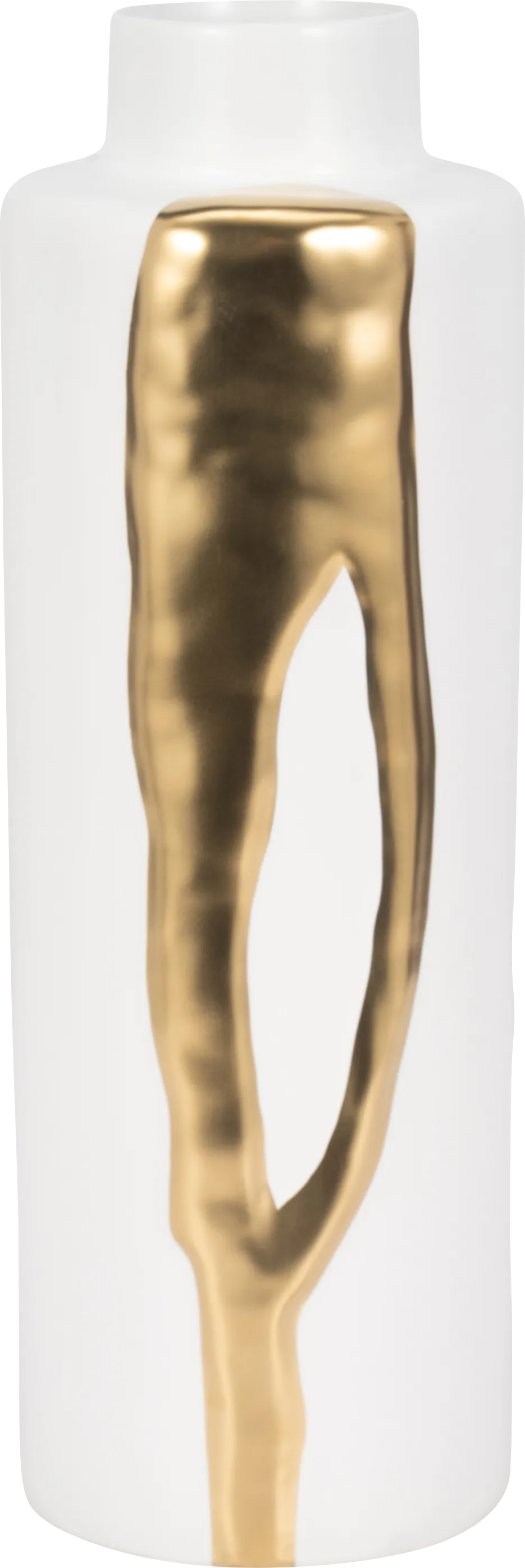 Portolaa White 21 in. Vase - Image 1