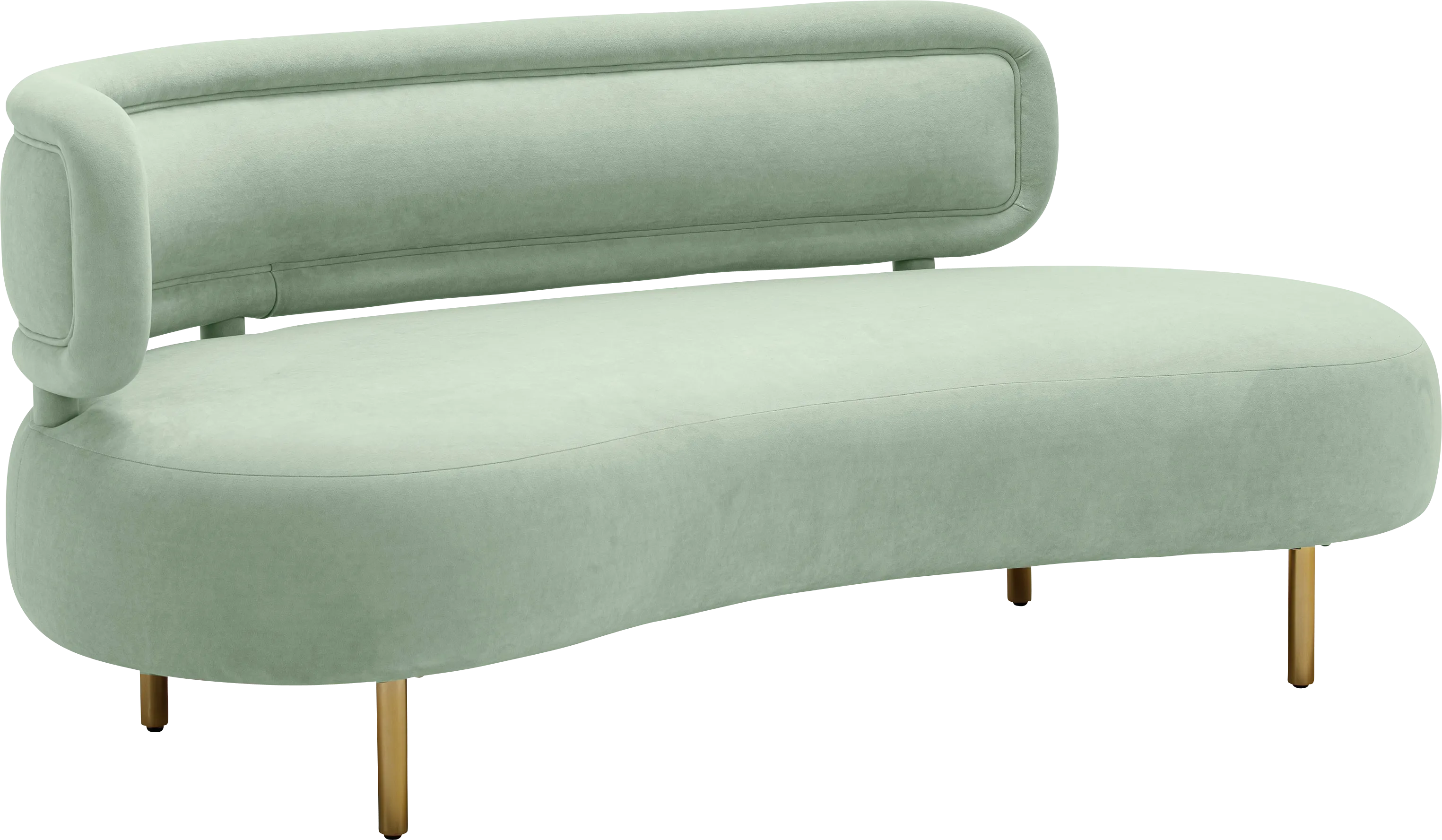 Catawissa Mint Green Sofa - Thumbnail - Image 1