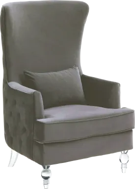 Gehron Gray Accent Chair