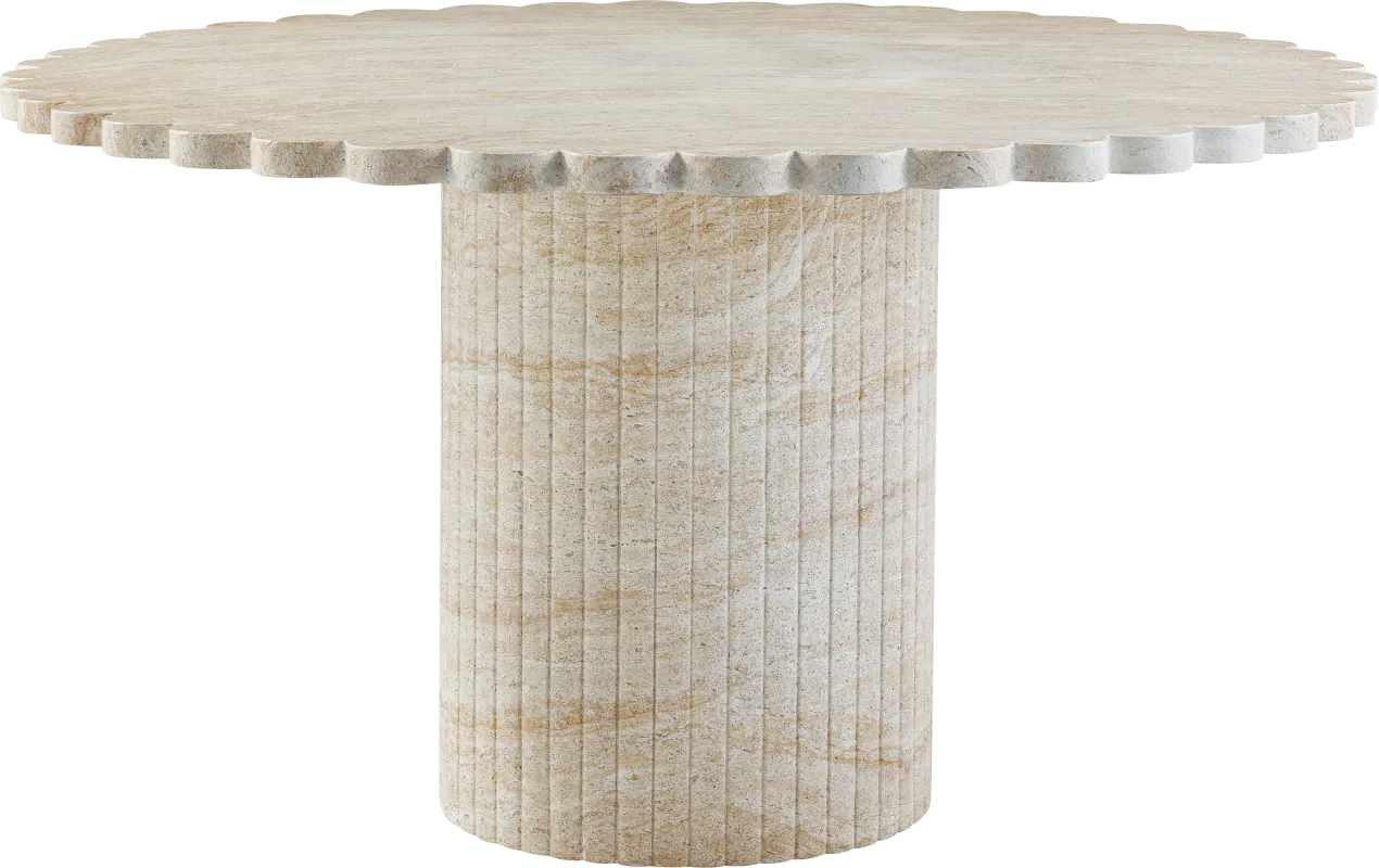 Outdoor Grafius Beige Dining Table