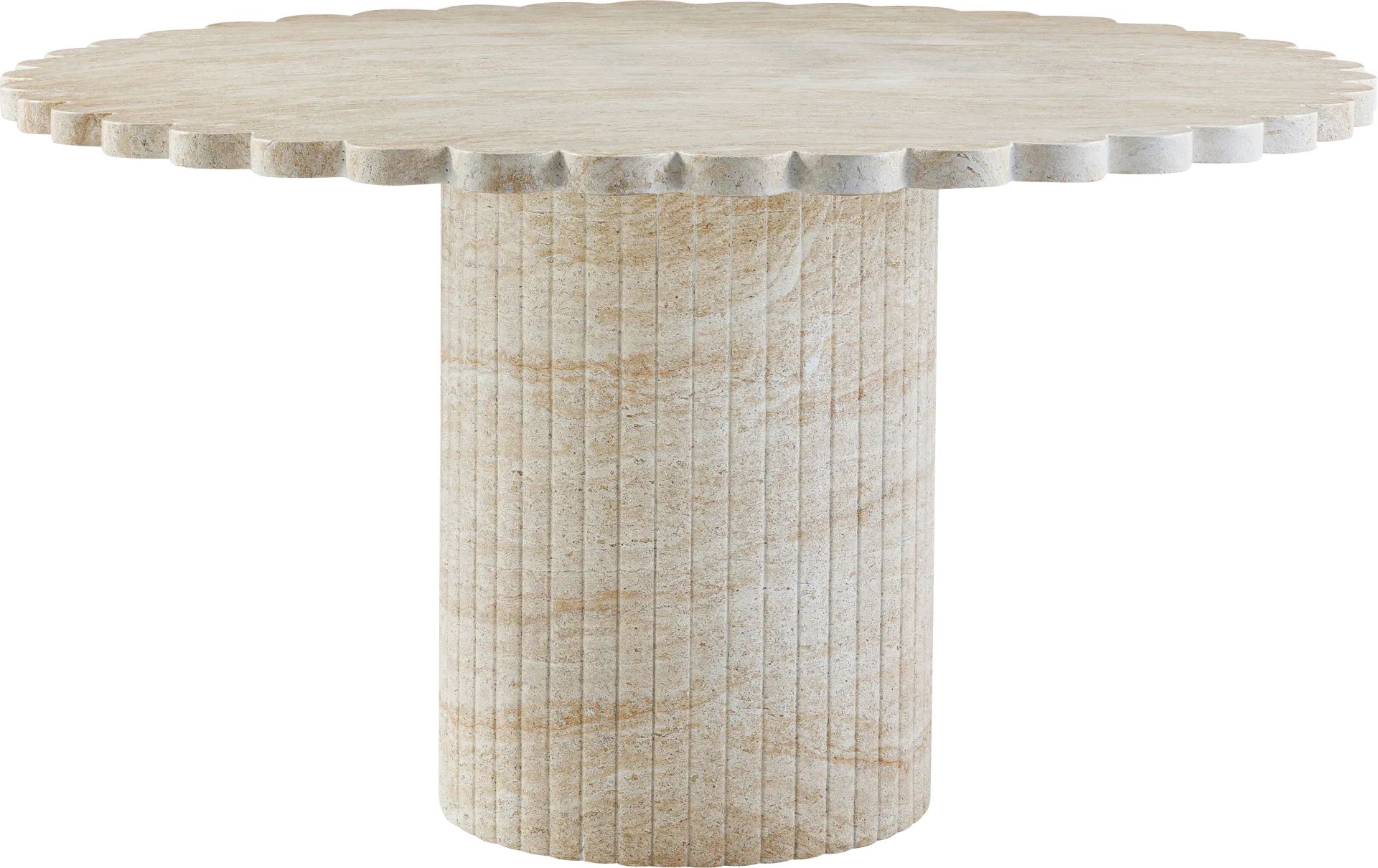 Outdoor Grafius Beige Dining Table - Image 1