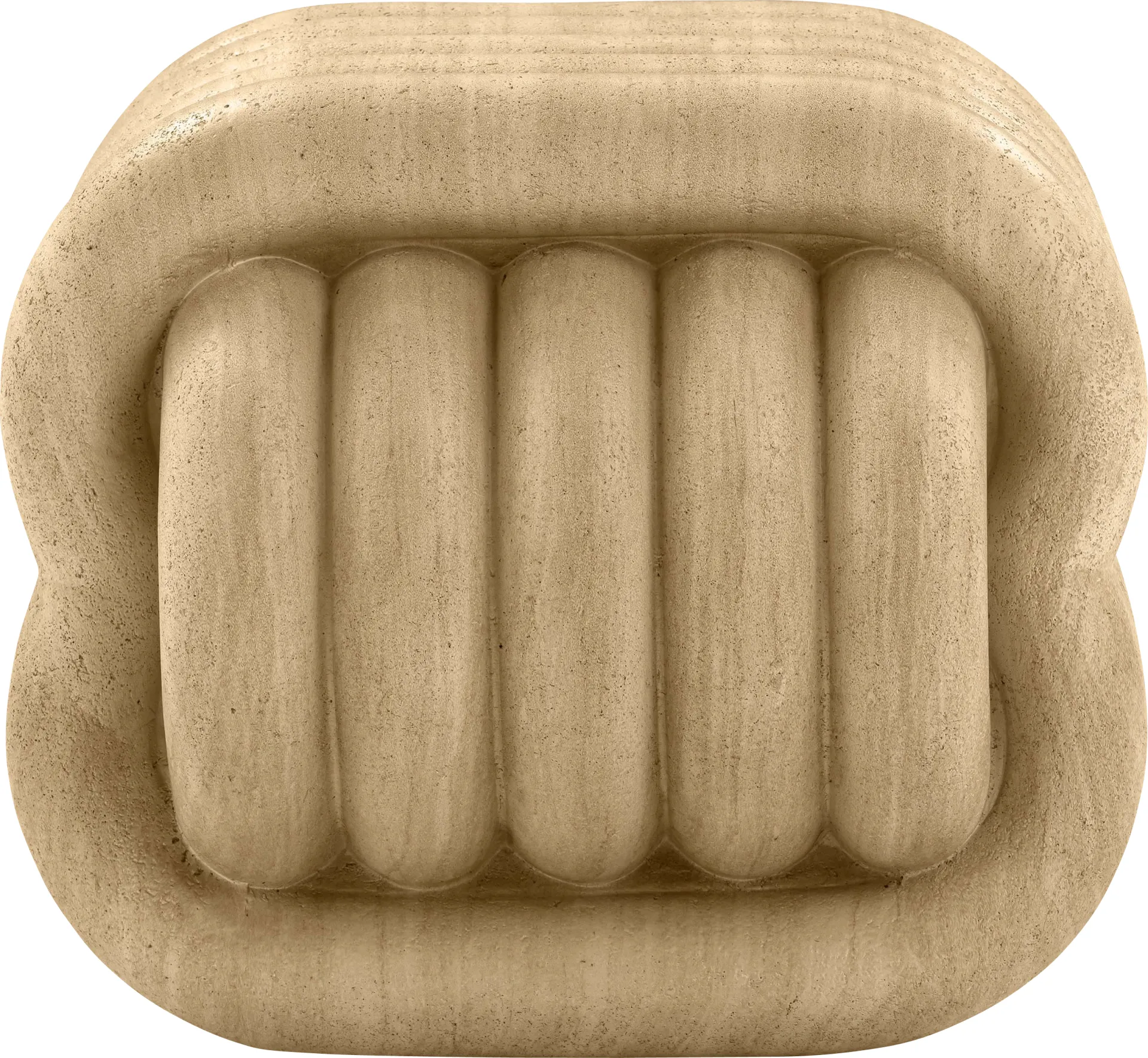Lockcuff Beige Accent Stool - Image 1