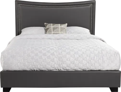 Genoa II Gray 3 Pc Queen Upholstered Bed