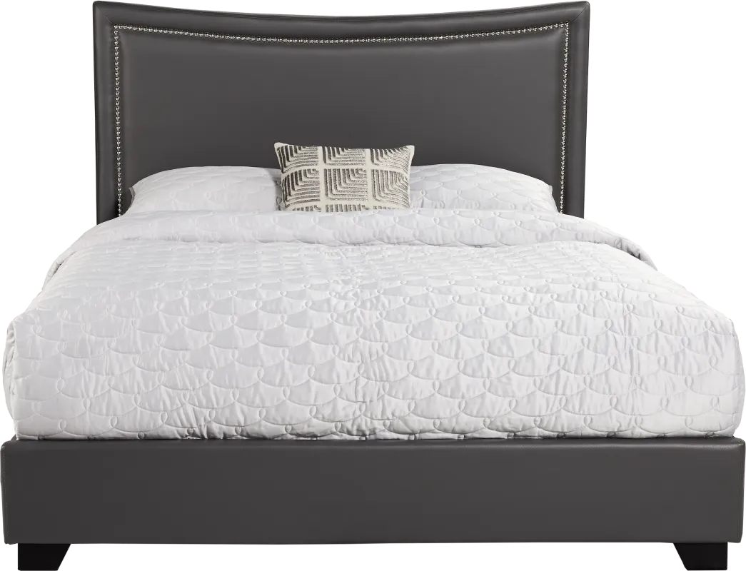 Genoa II Gray 3 Pc Queen Upholstered Bed
