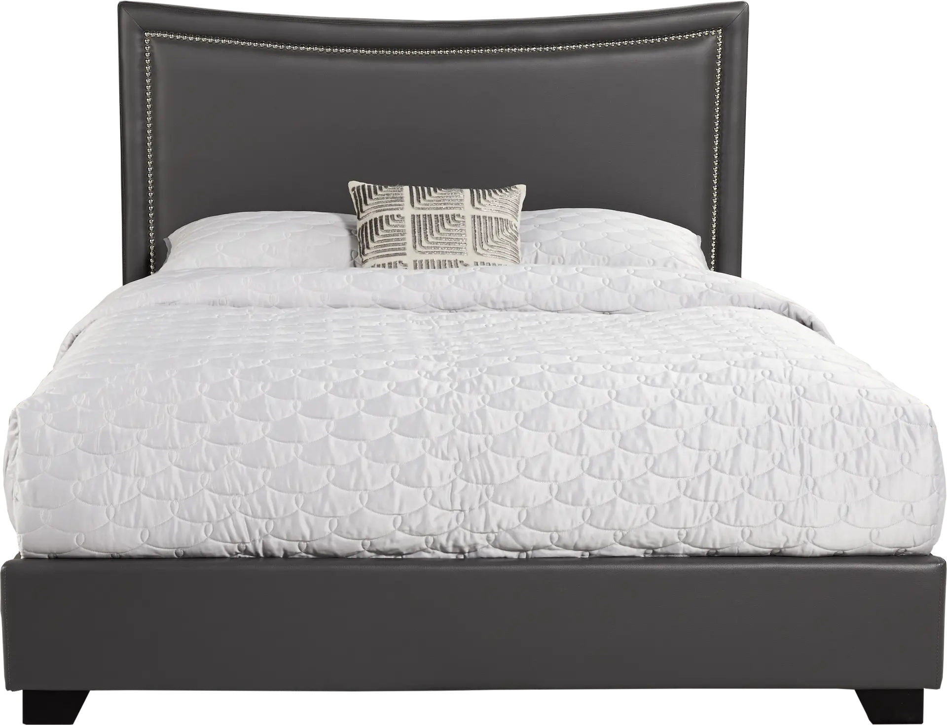Genoa II Gray 3 Pc King Upholstered Bed