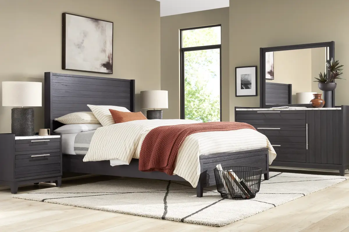 kullen 6 drawer dresser black brown KULLEN Chest Of 5 Drawers, Black-Brown