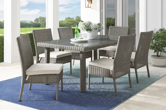 Forest Hills Gray 7 Pc Outdoor Dining Set